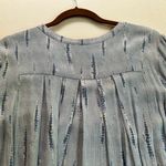 En Crème Baby Doll Mini Dress Small Blue Photo 11