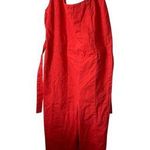 Free People  Women's Orange Sleeveless Jumpsuit Size L Standard  Casual, … Photo 0