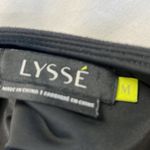 Lysse Lyssé Leggings Faux Leather Motorcycle Pants Medium Stretchy Brown Black Photo 1