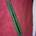 Hezardastan Green and Red reversible‎ open front blazer Photo 13