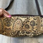 VTG Rossetti Boho Crossbody Satchel Bag Suede Medium Matching Coin Purse Brown L Photo 3