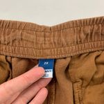 Old Navy Sisal Brown Linen Blend High Rise Slim Leg Pant 2X Photo 3