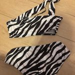Pretty Little Thing Zebra Print Bathing Suit Photo 1