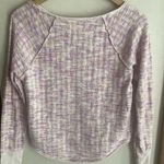 Free People  Spaced Out Long Sleeve Top Pink Combo Photo 8