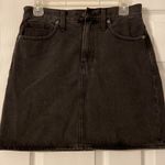 Madewell  Black Jeans Skirt brand new with tags size 26 long 17” Photo 1