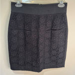 3.1 Phillip Lim  Black Crochet Lace Mini Skirt Sz 2 Photo 0