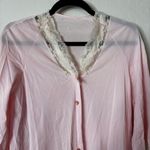 Vintage Kayser women’s silky dressing gown nightgown Size M Pink Size M Photo 2