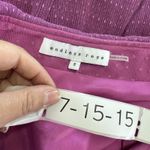 Endless Rose Dress Womens Small Purple One Shoulder Ruffle Tiered Asymmetrical Photo 2