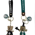 Starbucks 2 PCs of  keychain set Photo 0