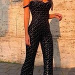 NADINE MERABI HAILEY BLACK JUMPSUIT, Size 10, $798 Photo 9