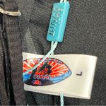 NEW Bingo Surf Black V Top Bralette Ribbed Bikini Top size Large Photo 4