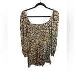 Elodie Nwt Ditsy Floral Puff Sleeve Smocked Mini Dress Photo 2