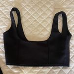 Pretty Little Thing Black Flare Pants + Crop Top Set Photo 1