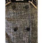 Missoni $1195 New M  42 6 Tweed Car Coat Crochet Trim Jacket Gray Black Pea Photo 8