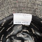 Nine West Multi Brown Wool Blend Fedora Hat Leather Trim Buckle Detail Photo 7