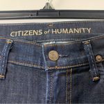 Citizens of Humanity Dani Cropped Straight Leg Cuffed Blue Jeans Size 25 Photo 4