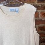 National Wildlife Federation Beige Knit Sleeveless Tank Top Women's Size XL Photo 1