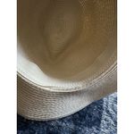 Swiss Tech Performance Paper Straw Hat Wide Brim One Size Black Ribbon Trim NWOT Photo 6