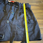 Deep or Shallow Black Skirt Skort Shorts Bow Tie Faux Button Whimsygoth Punk Size M Photo 11