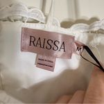 Anthropologie NWT  Raissa White Lace Floral Crop Top Photo 6