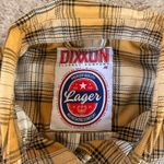 DIXXON Flannel Company Lager Plaid Long Sleeve Button Up Shirt Women XS Western Yellow Size M Photo 6