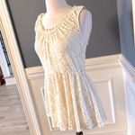 Rue 21 Romantic Lace Top Semisheer Peplum Womens Medium Nylon Photo 9