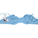 J.Crew J. Crew Eyelet balconette underwire bikini top CL723 Calm Blue 34C NWT Photo 6