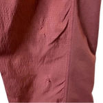 Athleta  Women's Trekkie Hybrid Crop Leggings Burgundy Red Size 8 Tall Tapered Photo 10