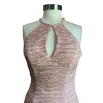 Jovani  Blush Glitter High Neck Mermaid Prom Dress 52144 Sz 4 Photo 3