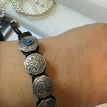 Made In Nepal Etched Bracelet Black Photo 4