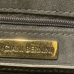 Giani Bernini Black Shoulder Bag faux Leather Design purse EUC Photo 7