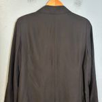 DISSH‎ Karla Oversized Blazer Tencel Linen Black Size 8 Office Tailored menswear Photo 5