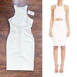 Likely  • Pentz Dress cut out sheath cream white sleeveless pencil Photo 1