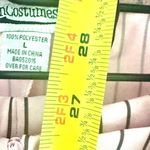 Charades Gangster Moll Suit Costume Pink Black Pinstripes W Necktie Ladies Large Photo 9