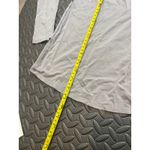 Lululemon Womens Cross Back Long Sleeve Shirt Gray Fits Small Oversized Photo 5