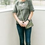 Rebecca Minkoff Mini Love Cross Body Bag in Olive with Gold Chain Blogger Fall Photo 2