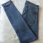 IRO  Skinny Mid Rise Jeans Raw Hem Size 26 Photo 0