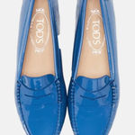 Tod's  Gommini Loafers Patent Blue Photo 0