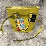Nanette Lepore  Triple Satchel w/CC+Key Apple Pebble Lime‎ NWT Photo 0