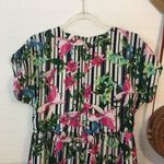 Sugar Lips NEW Sugar + Lips Tropical Striped Midi Dress​ Photo 7