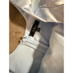 Lulus NWOT  XXL Regal Cutie Light Blue Satin Square Neck Bubble-Hem Mini Dress Photo 3