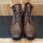 Frye  3471448-COG “Tyler” Lace Up Cognac Handcrafted Leather Boots Size 9B Photo 5