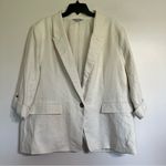 Ophelia Roe Women’s  Single‎ Button Cream Colored Blazer Size 3XL Photo 0