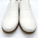 Toms White Croc Embossed Shaye Low Leather Booties Photo 3