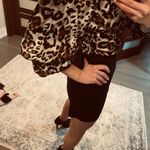 Bebe Silk Blouse With Puffy Sleeves Photo 5