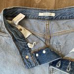 PacSun  high rise straight jeans light wash buttonfly distressed Women’s size 25 Photo 6