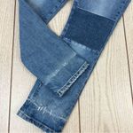 Veronica Beard Ryleigh Patched Knee Straight Leg Jeans 24/00 Atlas Blue $328 Photo 8