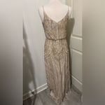 BHLDN Anthropologie x $300 Fidelia Beaded Deco Gown Dress Size 4 Photo 4