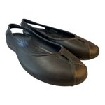 Crocs Iconic Comfort Oliva II Womens 8 Black Slip on Slingback Cushion Flats‎ Photo 1