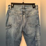 frame denim Le Pixie Slouch Waterfalls Women's Blue Paint Splatter Jeans Size 24 Photo 12